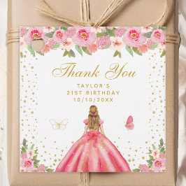 Etiquetas Para Lembrancinhas Festa de aniversário de cabelos loiros, cor-de-ros