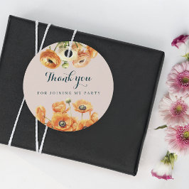 Etiquetas Para Lembrancinhas Festa de aniversário de Flores Brancas Laranja Rus