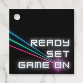 Etiquetas Para Lembrancinhas Festa de aniversário de Neon Tag Laser Obrigado