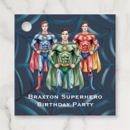 Etiquetas Para Lembrancinhas Festa de aniversário De Super-Herói Para Rapazes O
