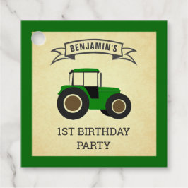 Etiquetas Para Lembrancinhas Festa de Aniversário Infantil Trator da Fazenda Ve