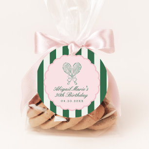 Etiquetas Para Lembrancinhas Festa de Aniversário nos Courtside Racquet Tennis 