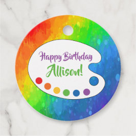 Etiquetas Para Lembrancinhas Festa de Arte | Partido da Tinta