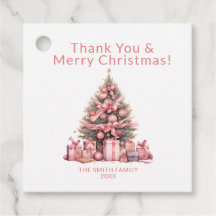 Festa de Árvore de Natal Rosa