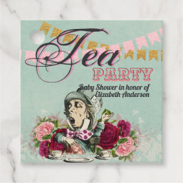 Etiquetas Para Lembrancinhas Festa de Chá da Alice Vintage Personalizada