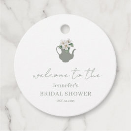 Etiquetas Para Lembrancinhas Festa de chá no jardim dá boas-vindas ao chá de no