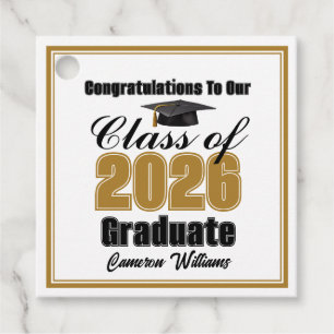 Etiquetas Para Lembrancinhas Festa de Formatura Personalizada Gold Class de 202