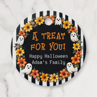 Etiquetas Para Lembrancinhas Festa de Halloween do Fantasma Personalizado - 'Um