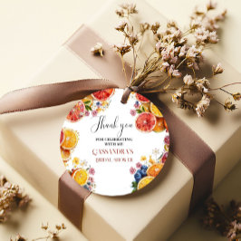 Etiquetas Para Lembrancinhas Festa de Noivado Citrino Esmagador Principal