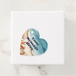 Etiquetas Para Lembrancinhas Festa de Praia de Seashore Bliss