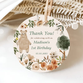 Etiquetas Para Lembrancinhas Festa de primeiro aniversario de Animais da Flores