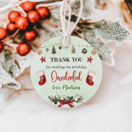 Etiquetas Para Lembrancinhas Festa de primeiro aniversario de Natal em estoque