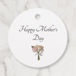 Etiquetas Para Lembrancinhas Festa de Rosas Florais Elegante Brunch