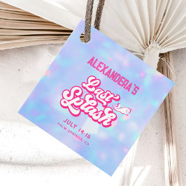 Etiquetas Para Lembrancinhas Festa na Piscina Último Splash Despedida de Soltei