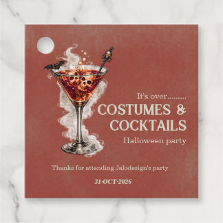 Etiquetas Para Lembrancinhas Festas de Halloween Coquetéis Fantasias Simples El