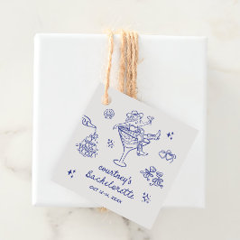 Etiquetas Para Lembrancinhas Fim de Semana de Despedida de Solteira Cowgirl Des