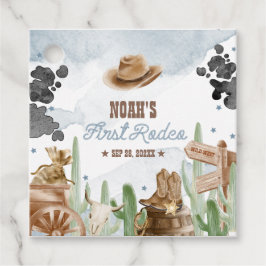 Etiquetas Para Lembrancinhas First Rodeo 1st Birthday Rustic Wild West