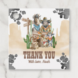 Etiquetas Para Lembrancinhas First Rodeo Wild West Thank You