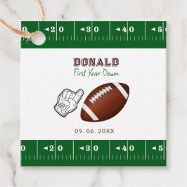 Etiquetas Para Lembrancinhas First Year Down Football Birthday 
