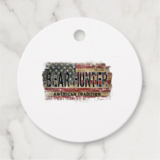 Etiquetas Para Lembrancinhas Flag Bear Hunter americano