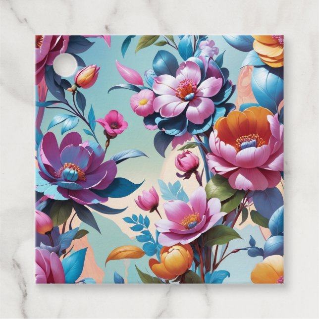 Etiquetas Para Lembrancinhas Fleurs (Frente)