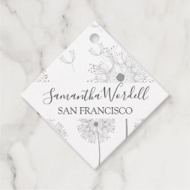 Etiquetas Para Lembrancinhas Flor Ilustrada