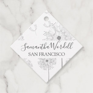 Etiquetas Para Lembrancinhas Flor Ilustrada