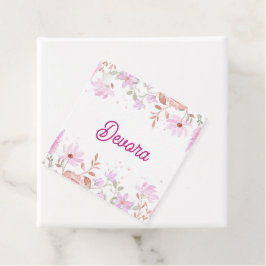 Etiquetas Para Lembrancinhas Floral bas mitzva favor bag