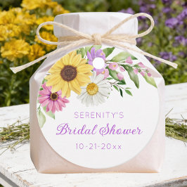 Etiquetas Para Lembrancinhas Floral Boho Sunflower Daisy Bridal Shower 