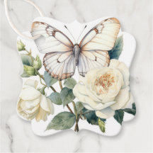 Flores brancas românticas obrigado você favorece e