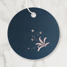 Etiquetas Para Lembrancinhas flores cor-de-rosa marinho azul