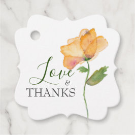 Etiquetas Para Lembrancinhas Flores De Cor De Água Pintadas Que Apresentam Etiq