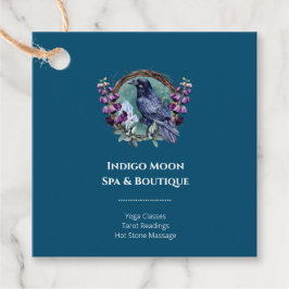 Etiquetas Para Lembrancinhas Flores Roxas Cristais Celestiais de Raven