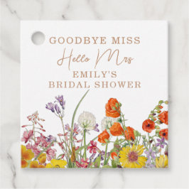 Etiquetas Para Lembrancinhas Flores Selvagens Coloridas Campo Floral Adeus Senh