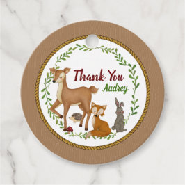 Etiquetas Para Lembrancinhas Floresta Encantada de Madeira