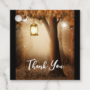 Etiquetas Para Lembrancinhas Floresta Mágica com Luzes Fadas