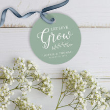 Folhas de Cor Personalizada Casamento Deixe o Amor