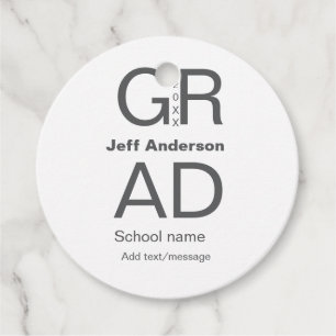 Etiquetas Para Lembrancinhas Formando tipografia moderna graduação simples e mí