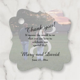 Etiquetas Para Lembrancinhas Foto com Casamento de Monograma