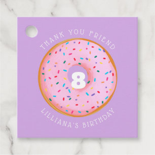 Etiquetas Para Lembrancinhas Foto de Aniversário da Rosquinha do Arco-Íris Ro