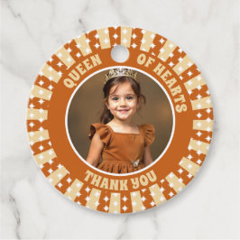 Etiquetas Para Lembrancinhas Foto de Festa de aniversário Boho Queen Of Hearts