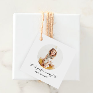 Etiquetas Para Lembrancinhas Foto Personalizada Simples Clássica