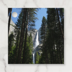 Etiquetas Para Lembrancinhas Fotografia de Yosemite Falls and Woods Landscape