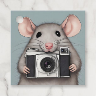 Etiquetas Para Lembrancinhas Fotógrafo De Rato Cortado