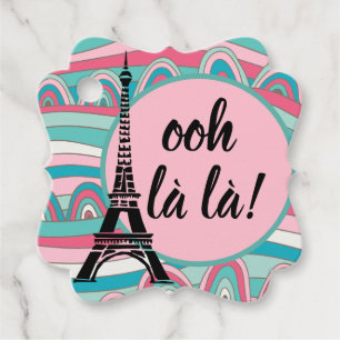 Etiquetas Para Lembrancinhas Francês Ooh la / Torre Voila Eiffel