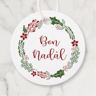 Etiquetas Para Lembrancinhas Friulian Felry Christmas, Bon Nadâl, Personalizado