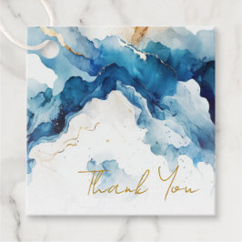 Etiquetas Para Lembrancinhas Gala AZURE Marble Dreams