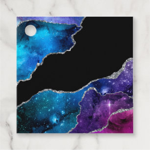 Etiquetas Para Lembrancinhas Galaxy Agate Series Design 9