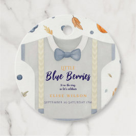 Etiquetas Para Lembrancinhas Garoto chá de fraldas de outono, macacão invita