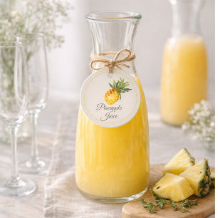Etiquetas Para Lembrancinhas Garrafa de Bar Mimosa de Suco de Abacaxi